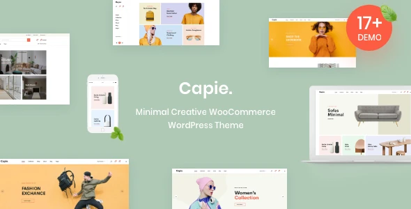 Capie – Minimal Creative WooCommerce WordPress Theme